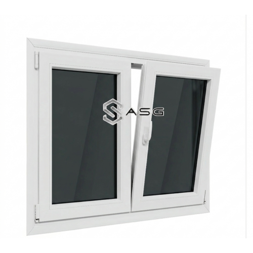 Δίφυλλο Κούφωμα PVC (125x95 cm) – Λευκό