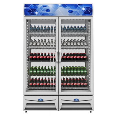 Ψυγείο Αναψυκτικών 810lt SPA-0905 Διπορτο Υ202xΠ123.5xΒ51cm