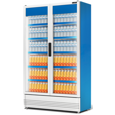 Ψυγείο Αναψυκτικών 800lt SPΒ-1000 διπορτο Υ204xΠ125xΒ51cm